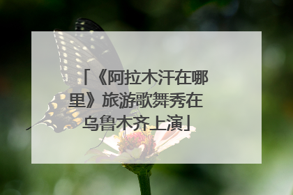 《阿拉木汗在哪里》旅游歌舞秀在乌鲁木齐上演