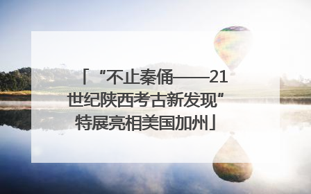 “不止秦俑——21世纪陕西考古新发现”特展亮相美国加州