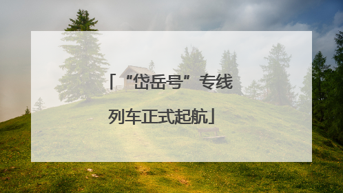 “岱岳号”专线列车正式起航