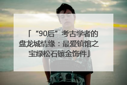 “90后”考古学者的盘龙城情缘:最爱镇馆之宝绿松石镶金饰件