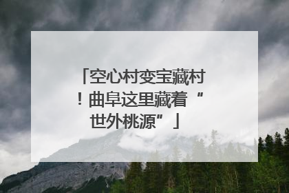 空心村变宝藏村！曲阜这里藏着“世外桃源”