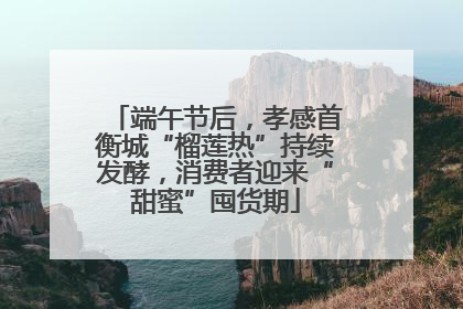 端午节后，孝感首衡城“榴莲热”持续发酵，消费者迎来“甜蜜”囤货期