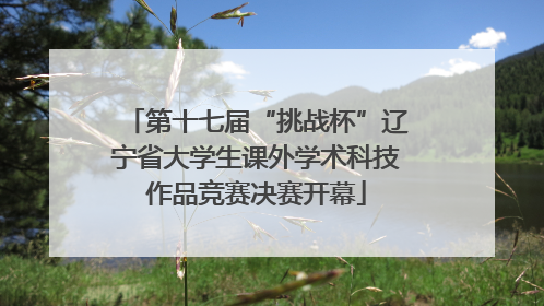 第十七届“挑战杯”辽宁省大学生课外学术科技作品竞赛决赛开幕