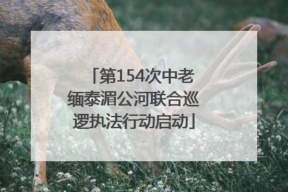 第154次中老缅泰湄公河联合巡逻执法行动启动