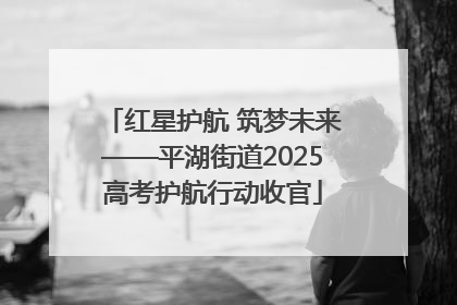 红星护航 筑梦未来——平湖街道2025高考护航行动收官