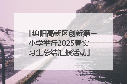 绵阳高新区创新第三小学举行2025春实习生总结汇报活动