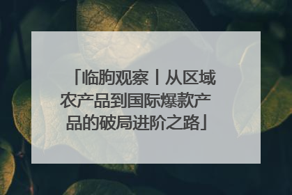 临朐观察丨从区域农产品到国际爆款产品的破局进阶之路