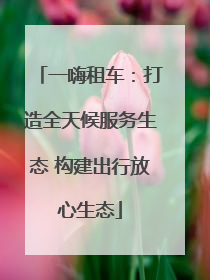 一嗨租车：打造全天候服务生态 构建出行放心生态