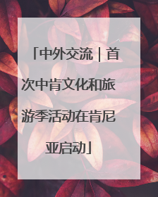 中外交流｜首次中肯文化和旅游季活动在肯尼亚启动