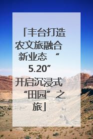 丰台打造农文旅融合新业态 “5.20”开启沉浸式“田园”之旅
