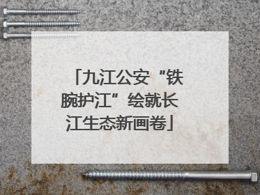 九江公安“铁腕护江”绘就长江生态新画卷