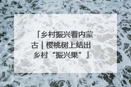 乡村振兴看内蒙古｜樱桃树上结出乡村“振兴果”