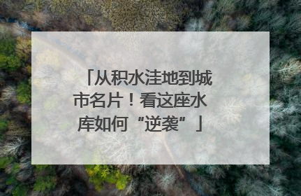 从积水洼地到城市名片！看这座水库如何“逆袭”