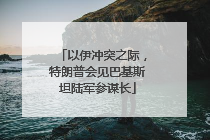 以伊冲突之际，特朗普会见巴基斯坦陆军参谋长