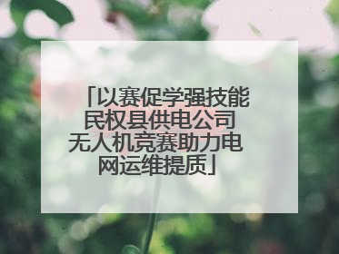 以赛促学强技能 民权县供电公司无人机竞赛助力电网运维提质