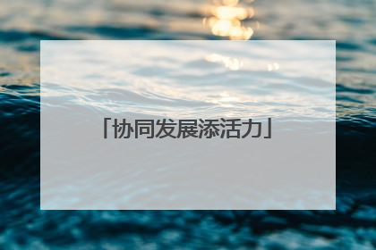 协同发展添活力