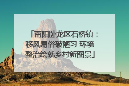 南阳卧龙区石桥镇：移风易俗破陋习 环境整治绘就乡村新图景