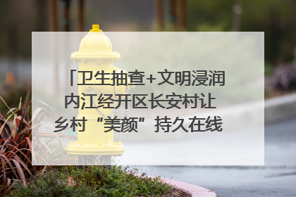 卫生抽查+文明浸润 内江经开区长安村让乡村“美颜”持久在线｜万千气象看四川