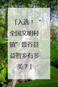 入选！“全国文明村镇”景谷县益智乡有多美？