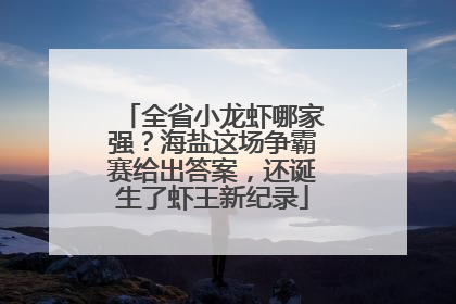 全省小龙虾哪家强？海盐这场争霸赛给出答案，还诞生了虾王新纪录