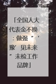 全国人大代表金不换：做强“‘豫’见未来”未检工作品牌