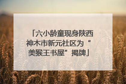 六小龄童现身陕西神木市新元社区为“美猴王书屋”揭牌