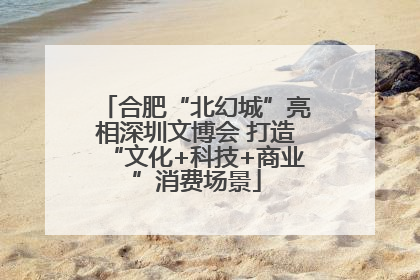 合肥“北幻城”亮相深圳文博会 打造“文化+科技+商业”消费场景
