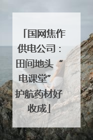 国网焦作供电公司：田间地头“电课堂” 护航药材好收成