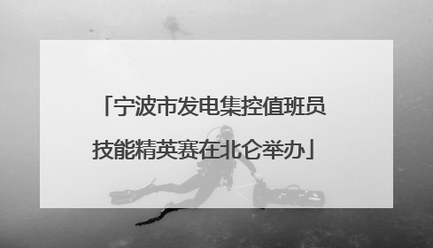 宁波市发电集控值班员技能精英赛在北仑举办
