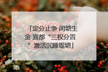 定分止争 闲塘生金 宜都“三权分置”激活沉睡堰塘