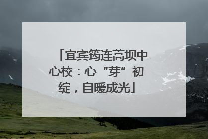 宜宾筠连蒿坝中心校：心“芽”初绽，自暖成光