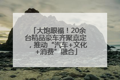 大饱眼福！20余台精品豪车齐聚嘉定，推动“汽车+文化+消费”融合