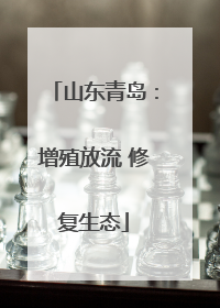 山东青岛：增殖放流 修复生态