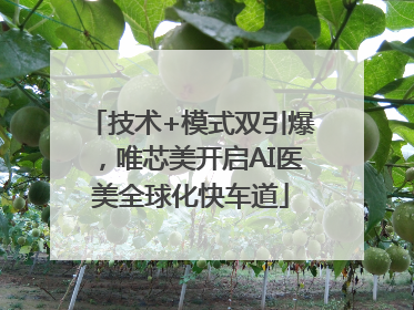 技术+模式双引爆，唯芯美开启AI医美全球化快车道