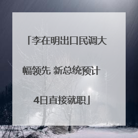 李在明出口民调大幅领先 新总统预计4日直接就职