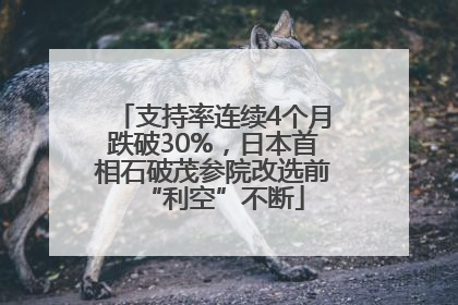 支持率连续4个月跌破30%，日本首相石破茂参院改选前“利空”不断