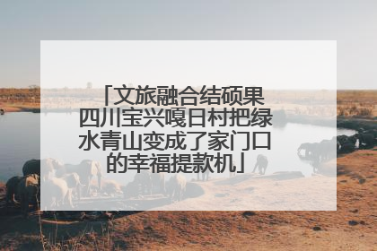 文旅融合结硕果 四川宝兴嘎日村把绿水青山变成了家门口的幸福提款机