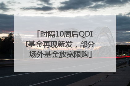 时隔10周后QDII基金再现新发，部分场外基金放宽限购