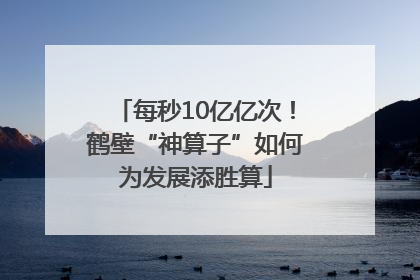 每秒10亿亿次！鹤壁“神算子”如何为发展添胜算