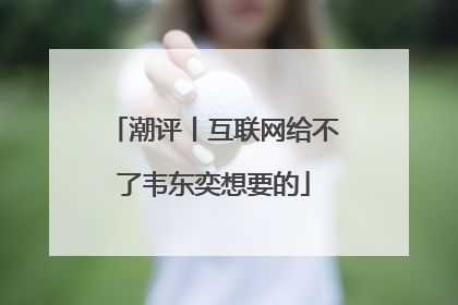 潮评丨互联网给不了韦东奕想要的