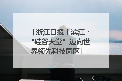 浙江日报丨滨江：“硅谷天堂”迈向世界领先科技园区
