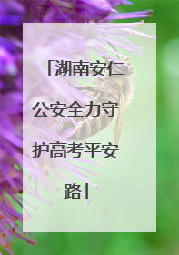 湖南安仁公安全力守护高考平安路