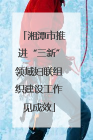湘潭市推进“三新”领域妇联组织建设工作见成效