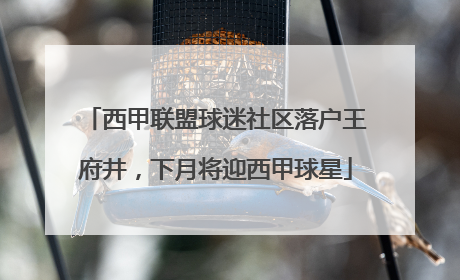 西甲联盟球迷社区落户王府井，下月将迎西甲球星
