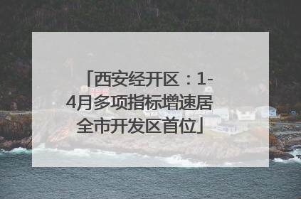 西安经开区：1-4月多项指标增速居全市开发区首位