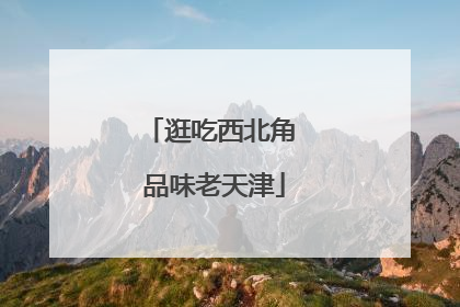 逛吃西北角 品味老天津