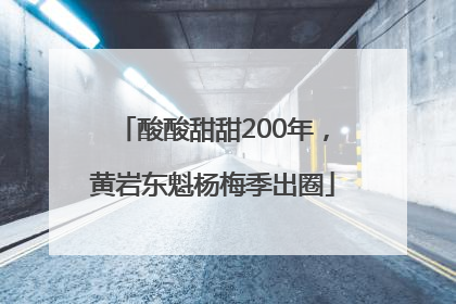 酸酸甜甜200年，黄岩东魁杨梅季出圈