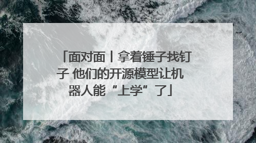 面对面丨拿着锤子找钉子 他们的开源模型让机器人能“上学”了