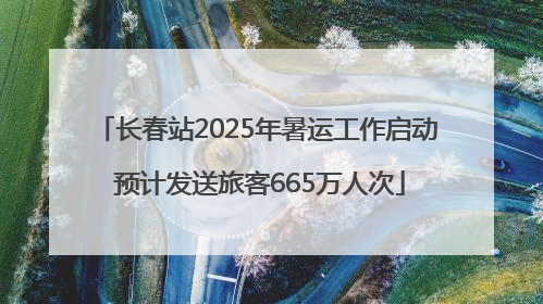 长春站2025年暑运工作启动 预计发送旅客665万人次