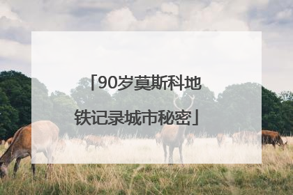 90岁莫斯科地铁记录城市秘密
